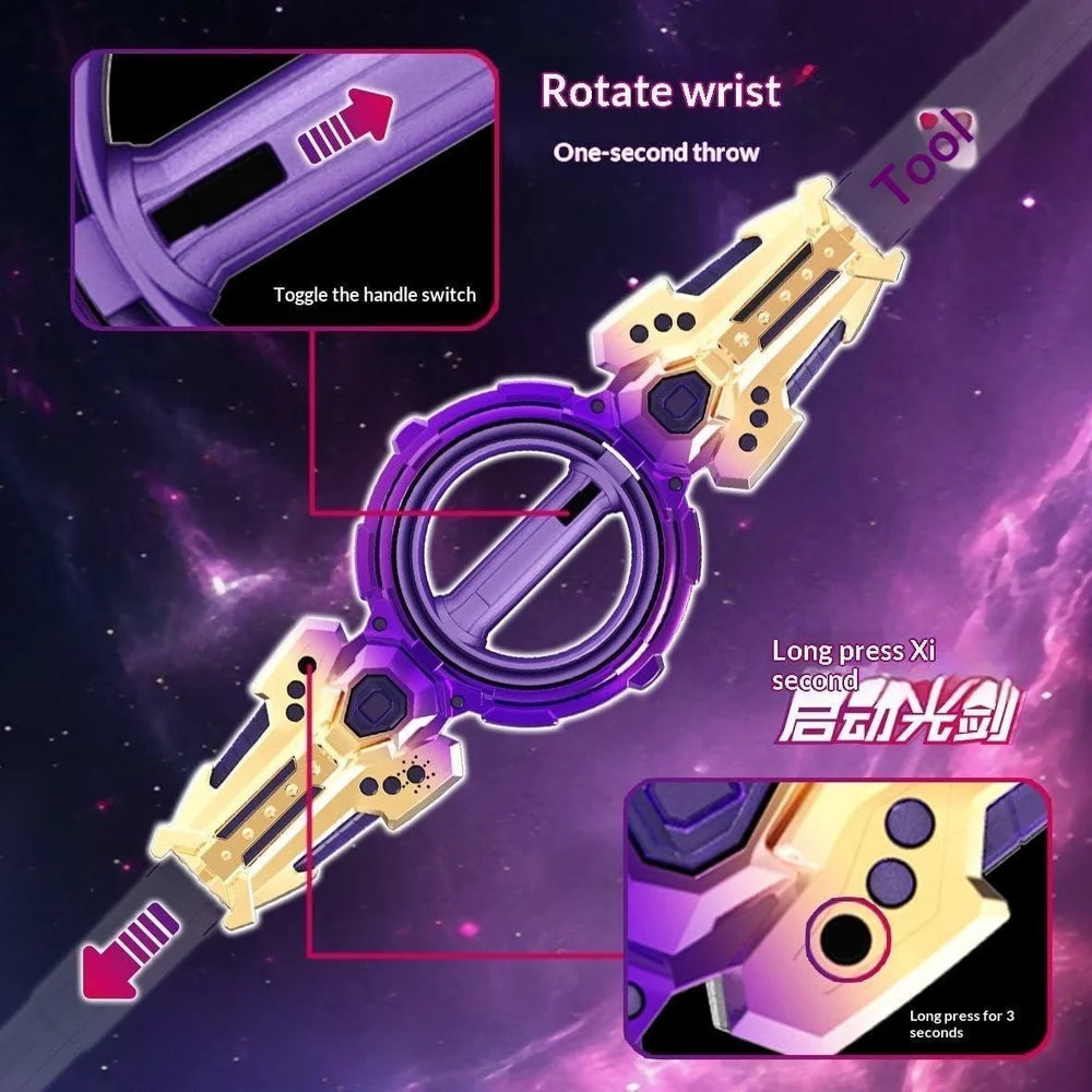 Double Edged Fire Spin Sword