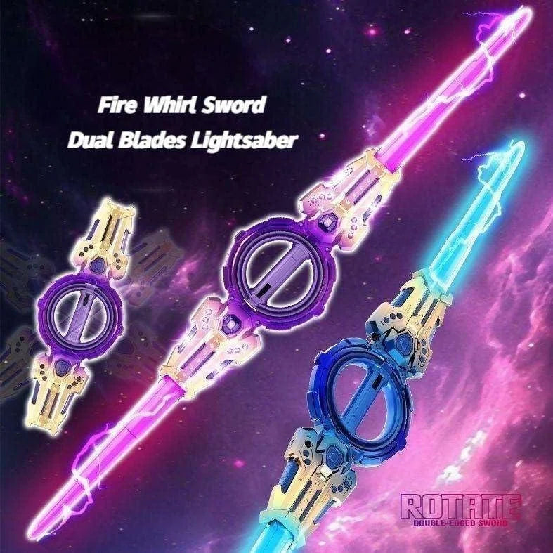 Double Edged Fire Spin Sword