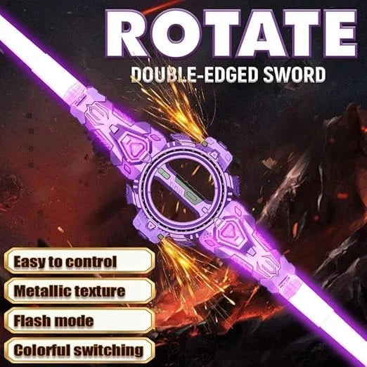 Double Edged Fire Spin Sword