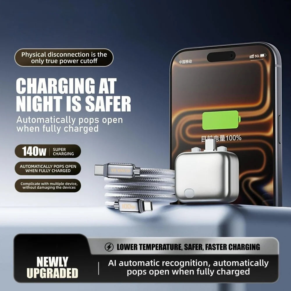 Smart Charger Adapter Auto Power Disconnector Guard Every Mobile Android Tablet